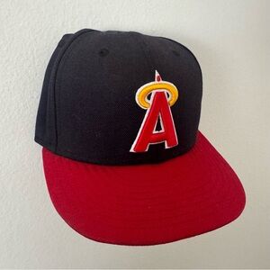 New Era California Angels Cooperstown Collection 59FIFTY Fitted Hat Sz 7 1/4